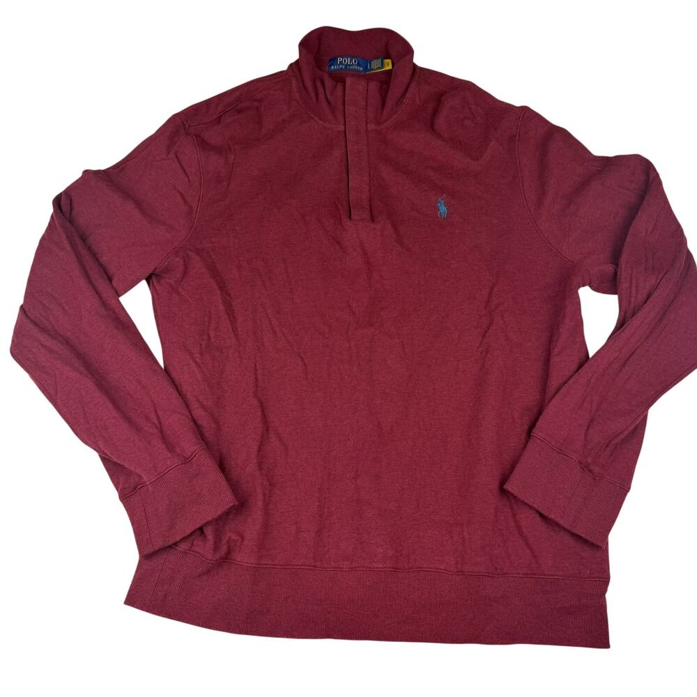 Polo Ralph Lauren Half Zip Pullover Sweatshirt Large